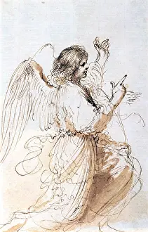 Bologna: Study of an Angel Artist: Guercino