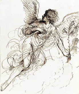 Bologna: Study of an Angel Artist: Guercino