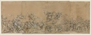 Foreheads: Study for Angels Sealing the Foreheads of the