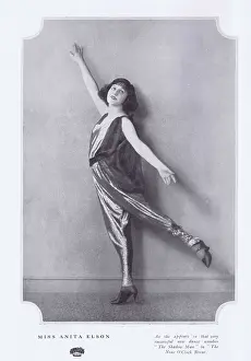 O Clock: A study of Anita Elson, in her dance number The Shadow Man