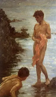 Tuke: Study for A Bathing Group