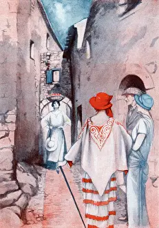 Trippers: A Study in Contrasts at Eze by Marcel Poncin