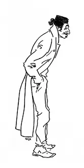 Stereotypical: Study drawing of a Jewish man by Phil May