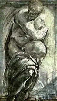 Theotokopoulos: Study after a figure by Michelangelo, by El Greco