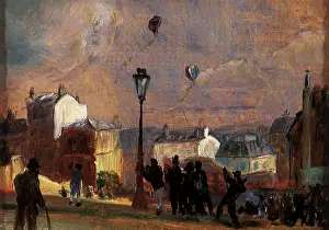Kites: Study for Flying Kites, Montmartre