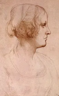 Deste: Study for Isabella D'Este, by Leonardo da Vinci