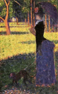 Leash: Study for La Grande Jatte, by Georges Seurat