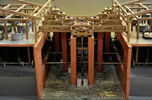 Vinci: Study of Leonardo da Vinci. Multiple cylinder mill. Model