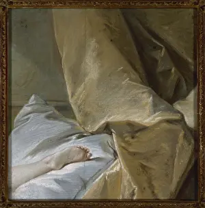 Pillow: Study of Louise O'Murphy's foot