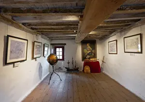 Manoir: Study, Musee Jacques Cartier, Rotheneuf, Bretagne, France