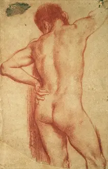 Carracci: Study of a nude Man