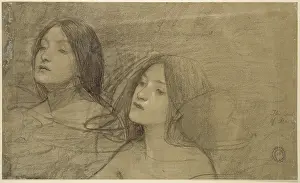 Hylas: Study of Nymphs for Hylas and Two Nymphs