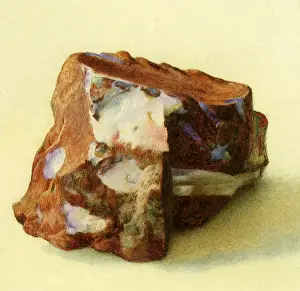Jasper: A Study of Opal in Ferrugineous Jasper from New Guinea