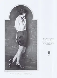 Monkman: A study of Phyllis Monkman, appearing in the Co-optimists, L