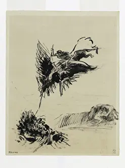 Odilon: Study for Roger and Angelique