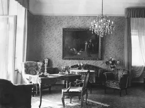 Chandeliers: Study in the spa hotel Petersberg, 1938