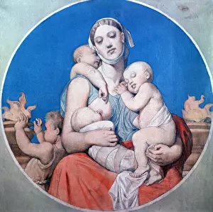 Chapelle: Study for the stained glass in the Chapelle Saint
