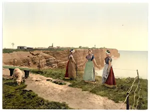 Helgoland: Study of the west side, Helgoland, Germany