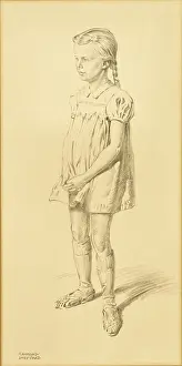 Pigtails: Study of a Young Girl