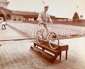Bicyclist: Stunt cyclist
