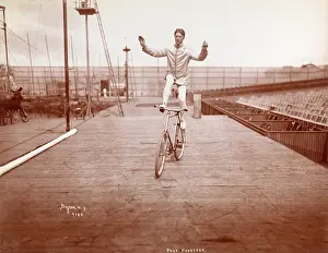 Bicyclist: Stunt cyclist