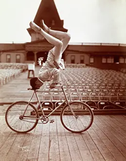Bicyclist: Stunt cyclist