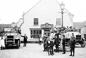 Charabancs: Sturminster Newton probably 1930s