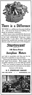 Sturtevant: Sturtevant 140 HP Aeroplane Motors. There Is A Difference