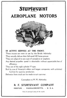 Sturtevant: Sturtevant 8 Cylinder V Type 140 HP Aero Engine