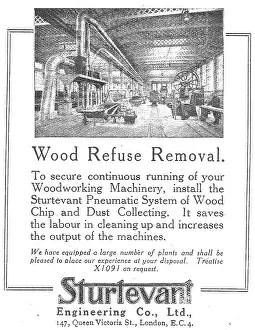 Sturtevant: Sturtevant Engineering Wood Refuse Removal Equipment