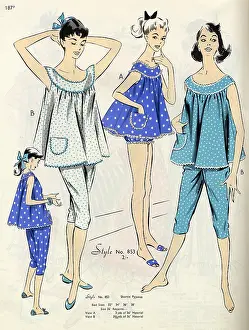 Nightie: Style pattern for ladies pyjamas