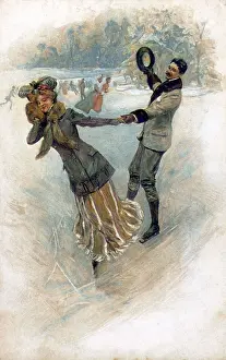 Nov15: A stylish couple go ice skating
