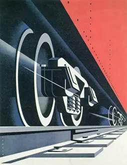 Stylized: Stylized Train Wheels