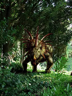 Styracosaurus: Styracosaurus in a forest