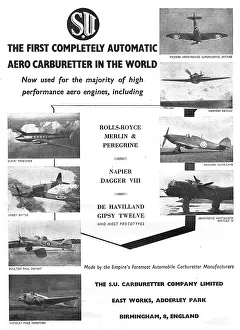 Carburetters: S.U.Aero Engine Carburetters