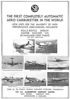 Carburetters: S.U.Aero Engine Carburetters
