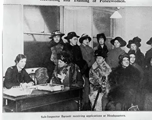 Application: Sub-Inspector Barnett with women applicants