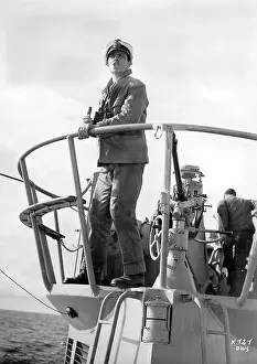 Wintergarten: Submarine commander on the tower his boat