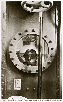 Porthole: Submarine training at HMS Vernon - Escape Chamber