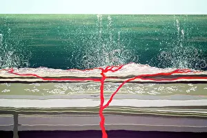 Turbulent: Submarine volcanic eruption
