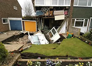 Subsidence: Subsidence damage, 122 Ridley Road, Bromley