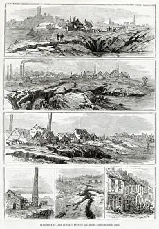 Mines: Subsidence of land at the Northwich salt mine