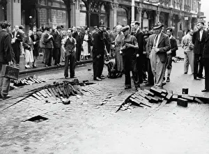 Subsidence: Subsidence in street