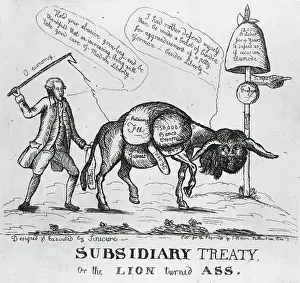 Petty: Subsidiary treaty, or the lion turned ass