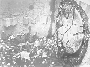 Tunneling: Subway tunnel in Vienna 1971