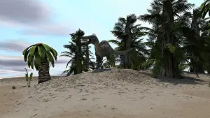 Tempskya: Suchomimus in a desert environment