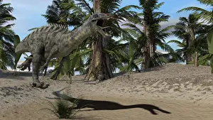 Tempskya: Suchomimus running after its next meal