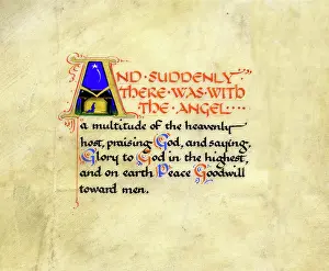Suddenly: And Suddenly there was with the angel?