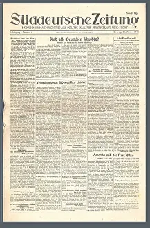 Barth: Suddeutsche Zeitung, Are all Germans guilty?, Karl Barth