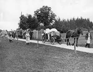 Sachsenberg: Sudeten Germans fleeing, 1938